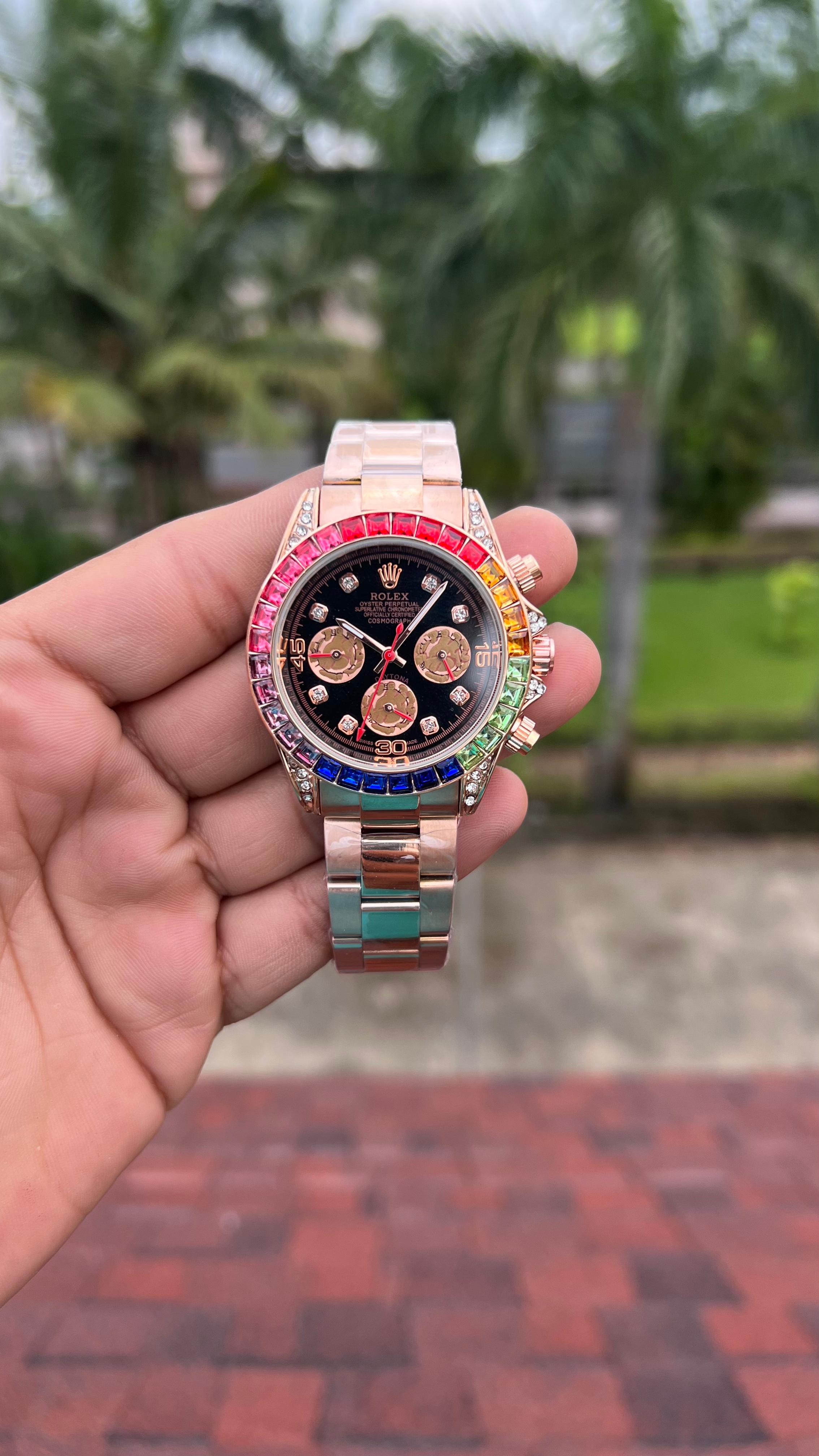 Rol-ex rose gold 8545