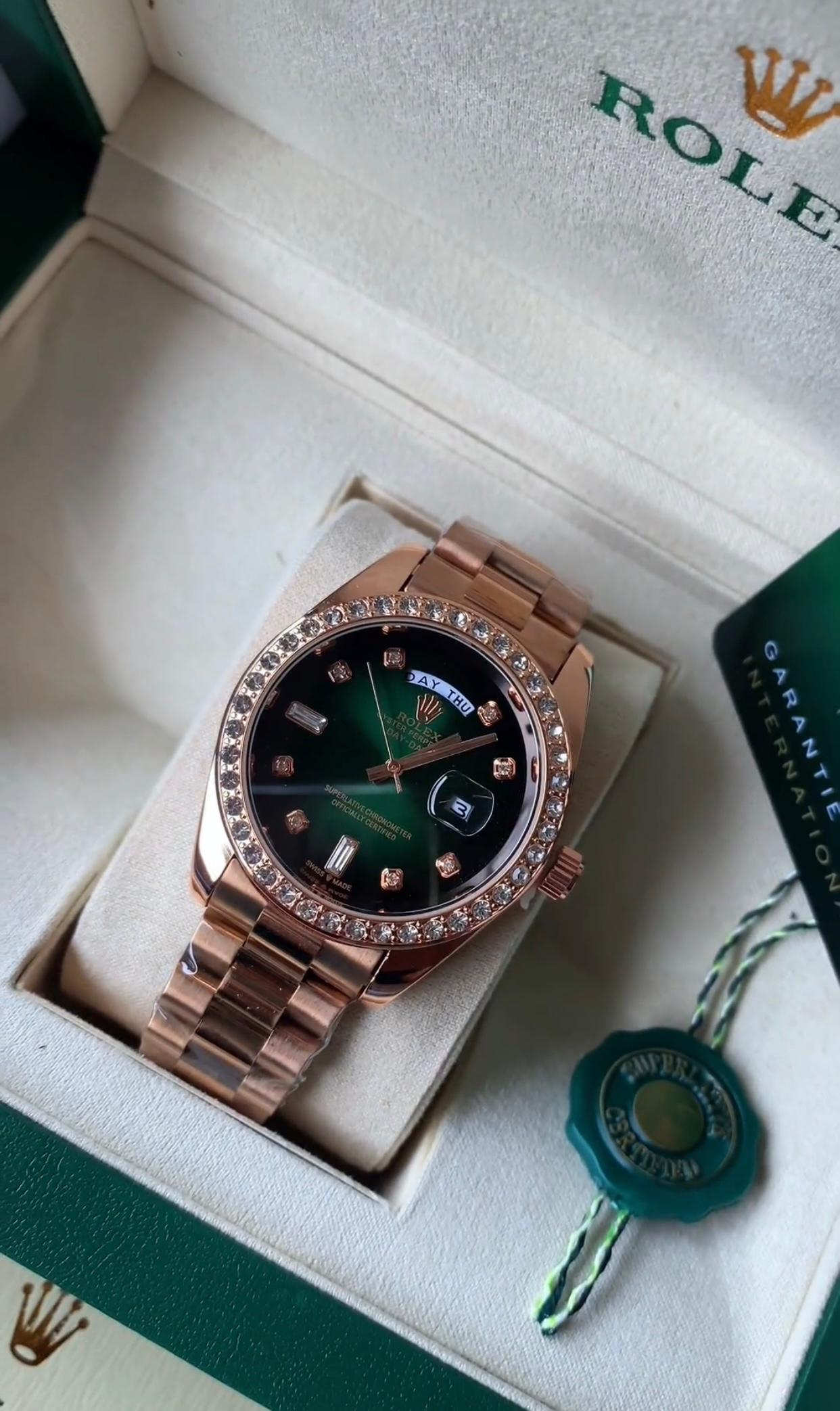 Rol-ex rose gold 4600