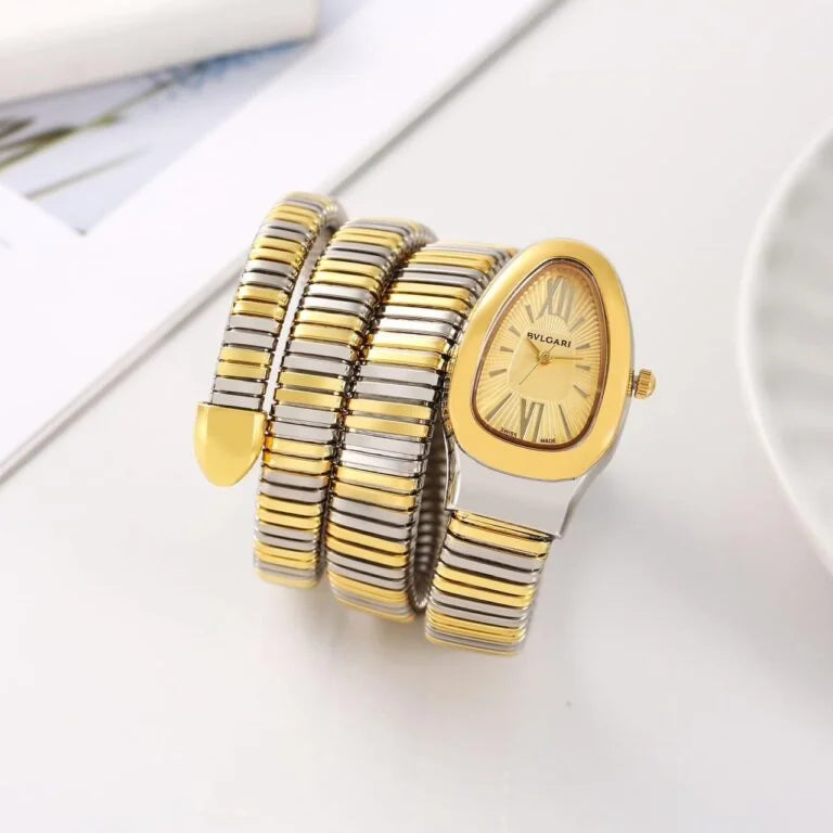Snake 35mm Case Stone Diamond Dial Luxury Fashion Styel Women's Watch